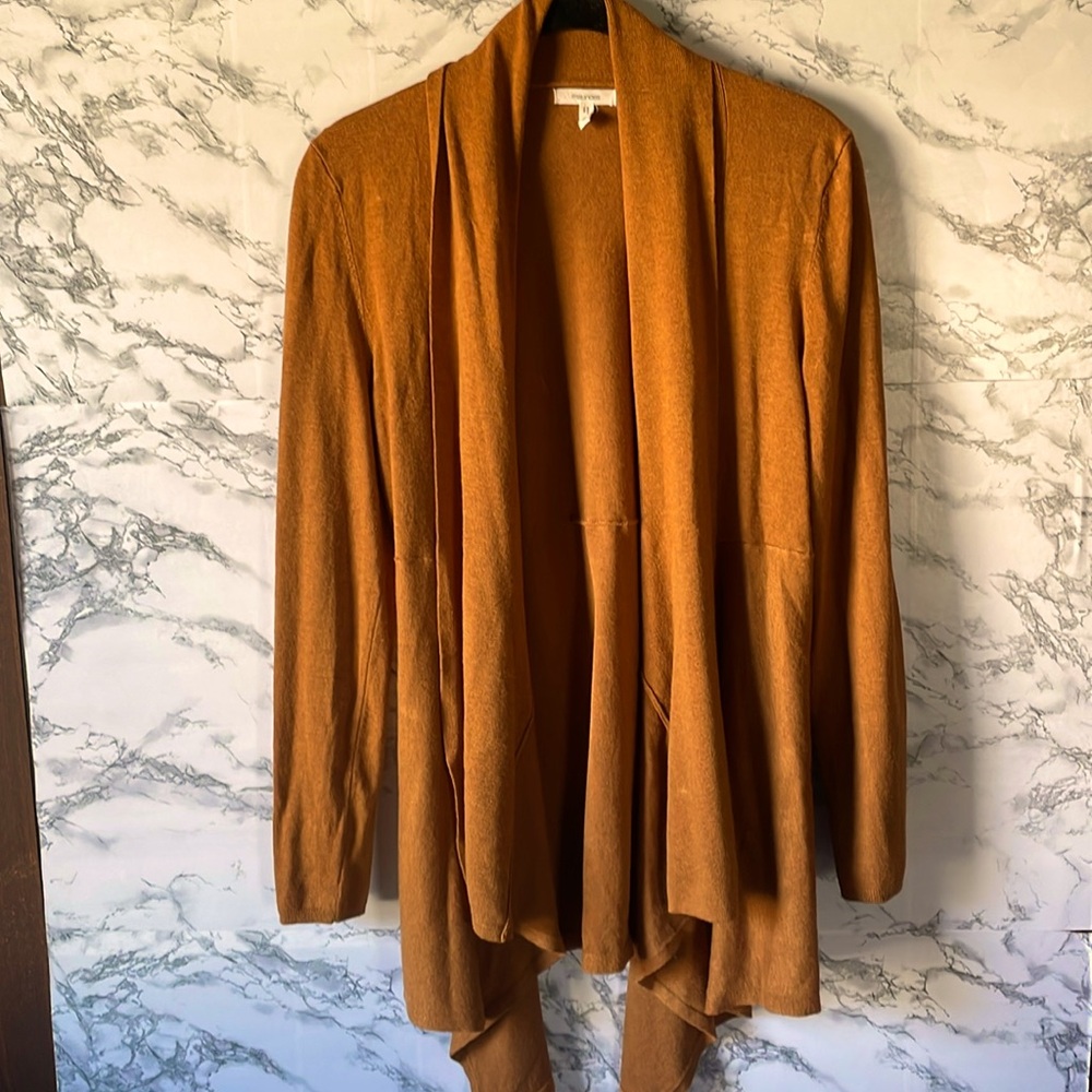 Maurices S Mustard Yellow Duster Top